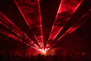 New Year's Eve laser show 2023 / 2024 in Bohlingen - 6
