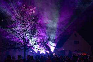 New Year's Eve laser show 2023 / 2024 in Bohlingen - 7