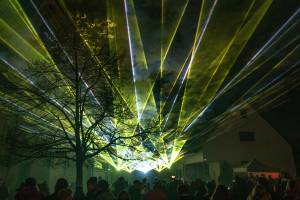 New Year's Eve laser show 2023 / 2024 in Bohlingen - 5