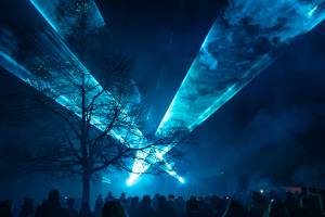 New Year's Eve laser show 2023 / 2024 in Bohlingen - 2