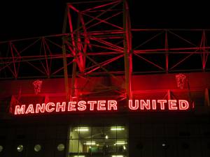 Sport Event - Laserprojektion Manchester United vs FC Bayern München - 2