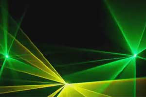 Laser Juggling with HW Lasertechnik