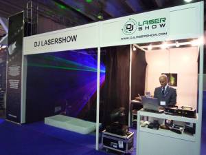 Distributor DJ Lasershow on Afial Show in Madrid - 2