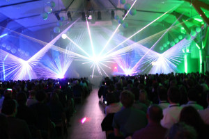 Laser Show for Formula Car 2012 Rollout