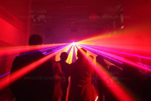 Audi A6 car presentation with laser show - 3