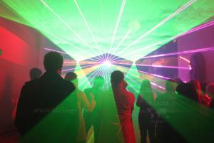 Audi A6 car presentation with laser show - 4