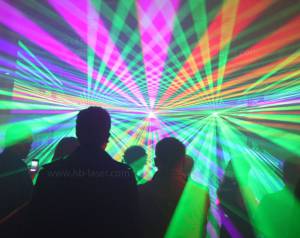 Audi A6 car presentation with laser show - 6