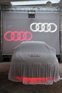 Audi A6 car presentation with laser show - 8