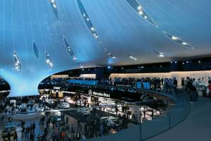 IAA Exhibition - Mercedes Benz Exhibition Booth laser projection - 4