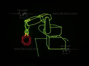 Fanuc - exposition et spectacle laser d'entreprise - 7
