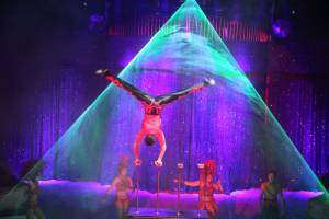 Christmas Circus in Karlsruhe / Germany - Flashlight Showtec - 3
