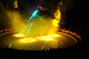 Christmas Circus in Karlsruhe / Germany - Flashlight Showtec - 6