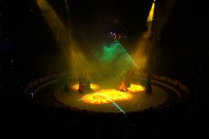 Christmas Circus in Karlsruhe / Germany - Flashlight Showtec - 14