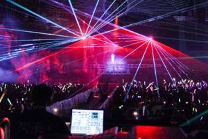 Showlaser für Andy Lau auf seiner China Tour 2011 - 6