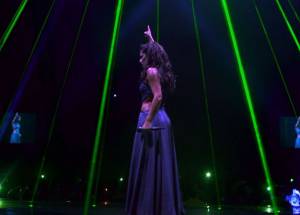 Lasershow auf der Cheryl Cole Tour – A million lights - 6