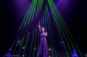Lasershow auf der Cheryl Cole Tour – A million lights - 9