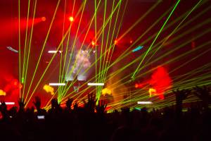 Laser Show for David Guetta in Brussels, Belgium - 13