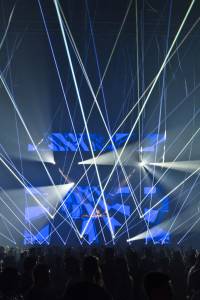 Laser Show for David Guetta in Brussels, Belgium - 16