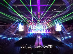 Laser Show @ 100% Angela Zhang World Tour 2016 - 4