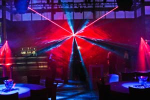 Laserinstallation @ Gan Hashikmim Wedding Hall, Israel - 2