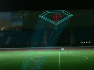 Laser Projection @ Sports Stadium in Cairo, Egypt - 3