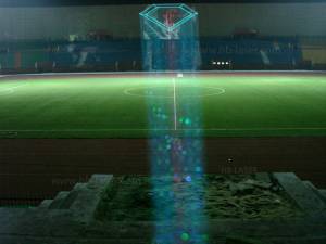Laser Projection @ Sports Stadium in Cairo, Egypt - 4