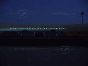 Laser Projection @ Sports Stadium in Cairo, Egypt - 8