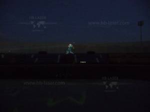 Laser Projection @ Sports Stadium in Cairo, Egypt - 10