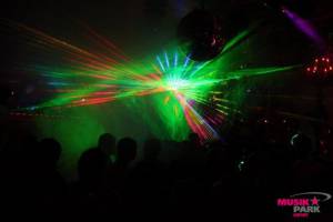 Laser Installation at Musikpark Erfurt / Germany - 2