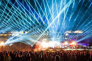 Laser Show @ Friday Nights Acts 2017, Chichester, UK