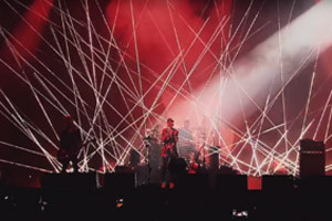 Laser Show @ Męskie Granie Concert Tour in Poland