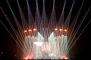 Laser Show @ EU Tour for Architects
