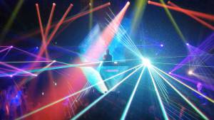 Laserinstallation im Gold Club in Ho Chi Minh City, Vietnam - 4