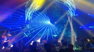 Laserinstallation im Gold Club in Ho Chi Minh City, Vietnam - 7
