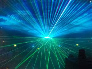 Nightclub FunPark in Marburg / Germany - laser show installation - 3