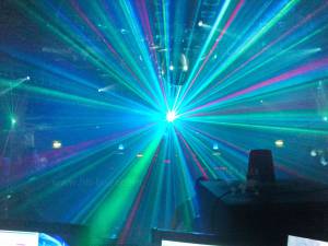 Nightclub FunPark in Marburg / Germany - laser show installation - 4