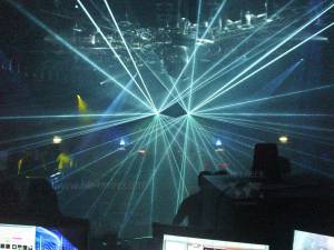Nightclub FunPark in Marburg / Germany - laser show installation - 5