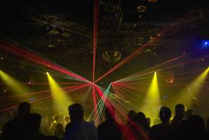 Nightclub FunPark in Marburg / Germany - laser show installation - 9