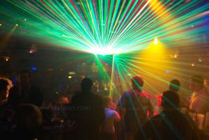 Nightclub FunPark in Marburg / Germany - laser show installation - 10