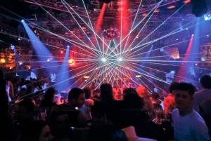 Nightclub FunPark in Marburg / Germany - laser show installation - 12
