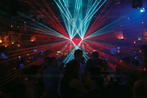 Nightclub FunPark in Marburg / Germany - laser show installation - 16