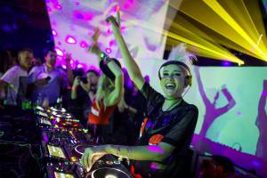 Laser Show @ Opera Club - Zagreb, Croatia - 6