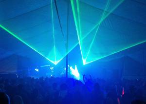 Beeindruckende Lasershow beim Guernsey Together Festival mit Gareth 'G' Pennington - 5