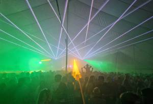 Beeindruckende Lasershow beim Guernsey Together Festival mit Gareth 'G' Pennington - 4