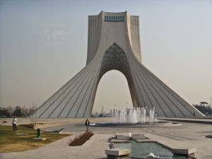 Laser installation at Azadi Square Museum, Teheran, Iran - 3