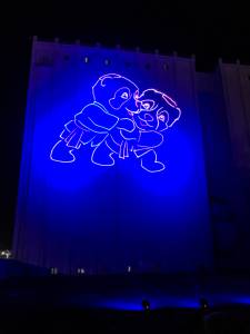 Laser architectural aux Jeux asiatiques en salle d'Aşgabat (Turkménistan) - 4
