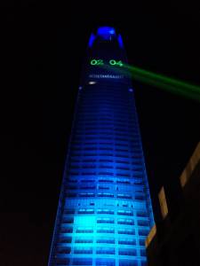 Laser-Countdown für Silvester 2016 in Chile - 7