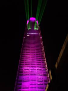 Laser-Countdown für Silvester 2016 in Chile - 8