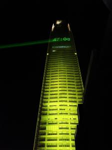 Laser-Countdown für Silvester 2016 in Chile - 5