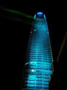 Laser-Countdown für Silvester 2016 in Chile - 4
